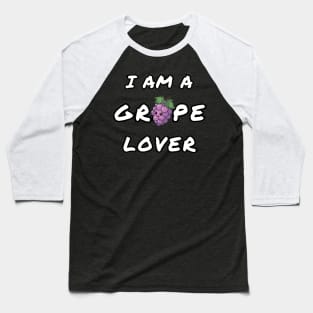 Grape Lover Baseball T-Shirt